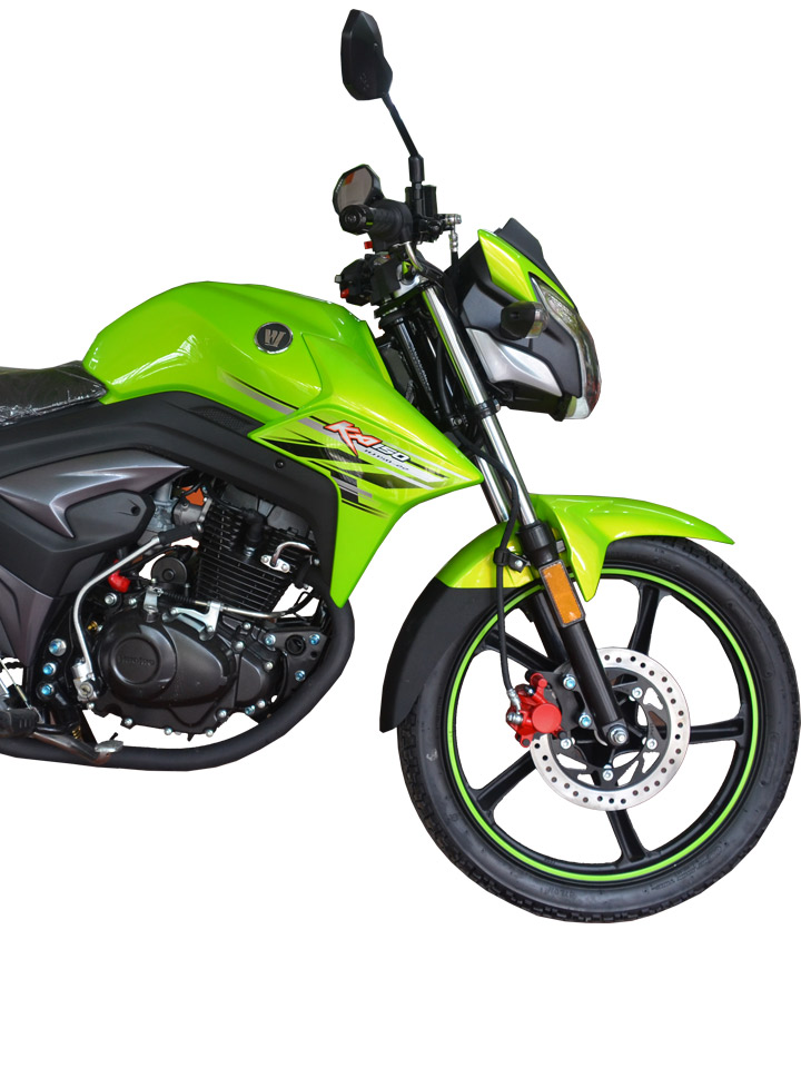 Green Motorcycle
