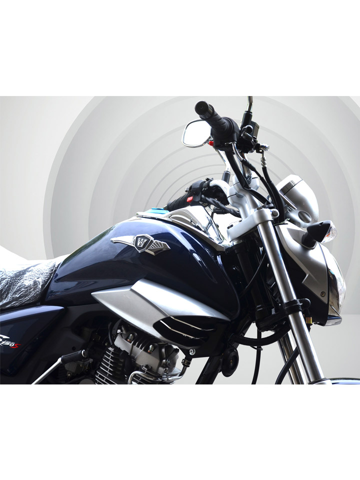 Dark Blue Motorcycle